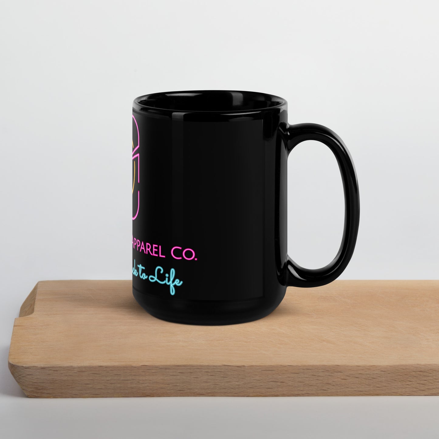 Black Glossy Mug